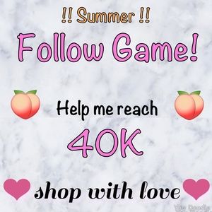 SUMMER FUN FOLLOW GAME!!!